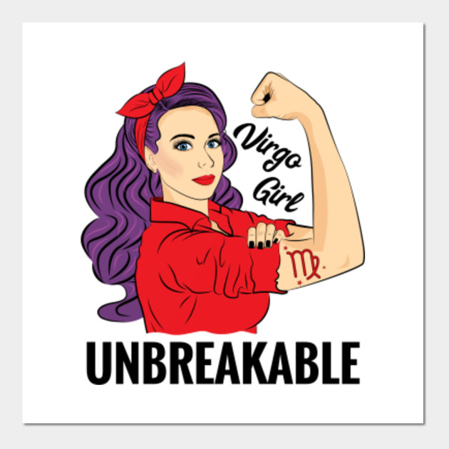 Astrology Virgo Girl Unbreakable